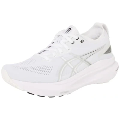 Image of Asics Gelkayano 31 Road running shoes, Men&#039;s, Size: 7.5, White/concrete Textile/synthetics