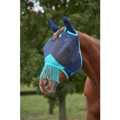 Image of Weatherbeeta ComFiTec Deluxe Fine Mask with ears and tassels