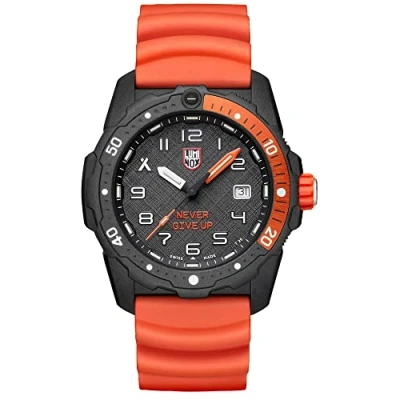 Image of Luminox Men&#039;s Analogue Quartz Watch with Silicone strap XB.3729.NGU, Orange, no size,