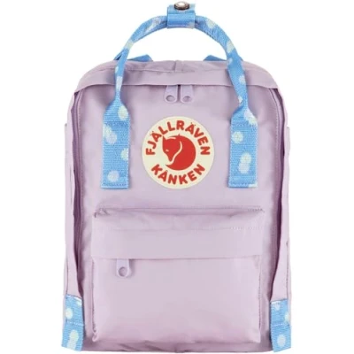 Image of Fjlaraben 23561 Kanken Mini Backpack, Pastel Lavender Confetti Pattern, One Size, Sport