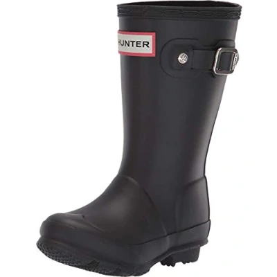 Image of Hunter Original KIDS Wellies for kids, Size: 4, Black Natural rubber