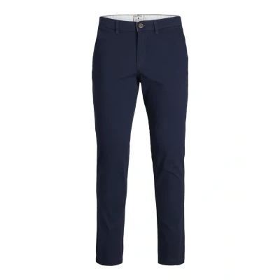 Image of Jack &amp; Jones Jjdave LC NOOS PLS Trousers, Men&#039;s, Size: 40x32, Navy blazer