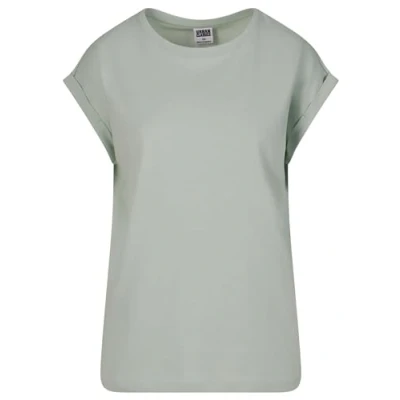 Image of Urban Classics Extended Shoulder Basic Tshirt, Women&#039;s, Size: XS, Frostmint