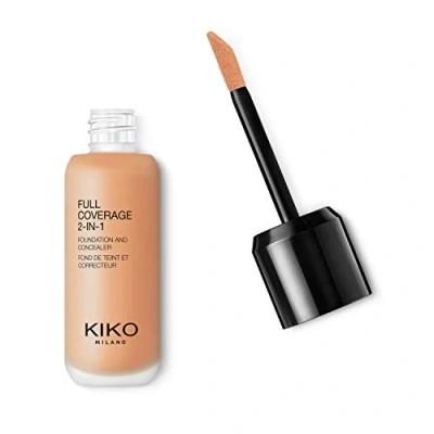 Image of KIKO Milano Full Coverage 2 in 1 Foundation and Concealer 25ml (Various Shades) 30 Warm Beige