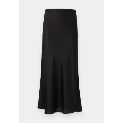 Image of VILA Viellette LONG Skirt Maxi skirt, Women&#039;s, Size: 6, Black