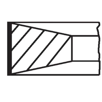 Image of Piston Ring Kit MAHLE ORIGINAL 003 62 N0