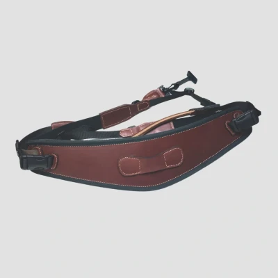 Image of Freejump Collar Brown Horse Riding Equestrian