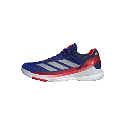 Image of adidas Performance Crazyquick Boost Padel shoes Lucid blue silver metallic cloud white, Men&#039;s, Size: 4.5, white