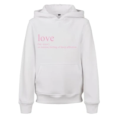 Image of Mister Tee LOVE Definition Hoodie for kids, Size: 7 8y, White