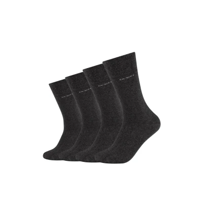 Image of camano 4 PACK Unisex Socks, Size: 12 14, Anthracite