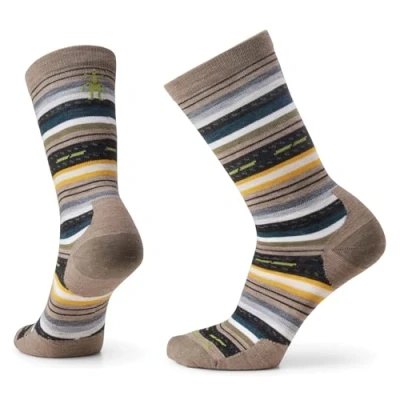 Image of Smartwool Everyday Margarita CREW Sports socks, Men&#039;s, Size: 11 13.5, Fossil