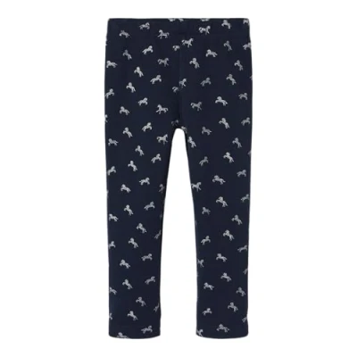 Image of Name it Nmftavina Leggings Trousers for kids, Size: 2 3y, Dark sapphire