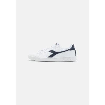 Image of Diadora Torneo Unisex Trainers, Size: 4.5, White/blue denim Pu