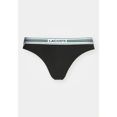 Image of Lacoste Thong, Women&#039;s, Size: XS, Black