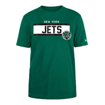 Image of NEW YORK JETS Unisex NFL Regular T Shirt High Density Ink Screenprint Front Graphic Original Team Color