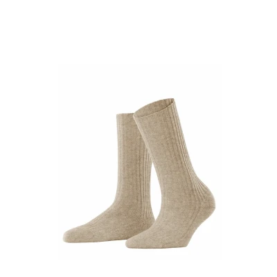 Image of FALKE Women&#039;s Socks, Beige (Beige Melange 4091) environmentally friendly, 39 42