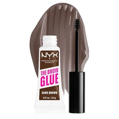 Image of NYX Professional Makeup The Brow Glue Instant Styler 5g (Various Shades) Dark Brown