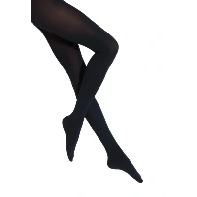 Image of Falke WARM Deluxe 80 Denier Opaque MATT Tights, Women&#039;s, Size: Small, Marine