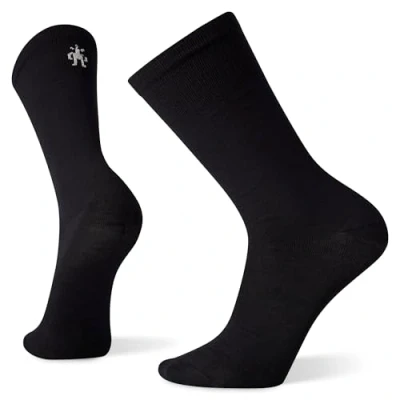 Image of Smartwool HIKE Classic Edition ZERO Cushion Liner CREW Sports socks, Size: 5 7.5, Black