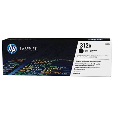 Image of HP CF380X 312X High Yield Original LaserJet Toner Cartridge, Black, Single Pack