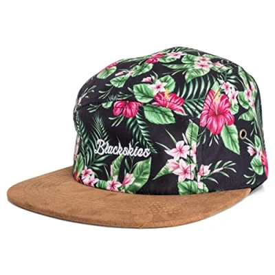 Image of Blackskies Florale 5 Panel Cap, Men&#039;s, Size: One Size, Oahu