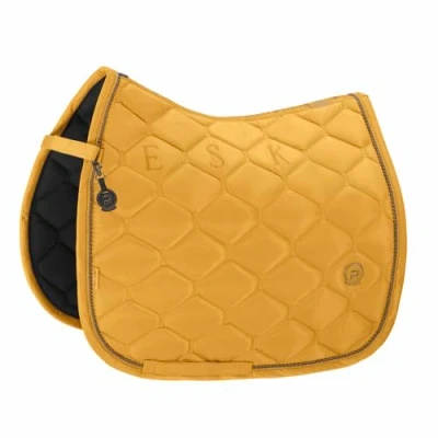 Image of Eskadron Saddle Cloth Highgloss Pearls Golden Yellow Platinum 2025, Size: VS