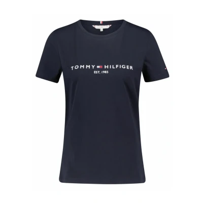 Image of Tommy Hilfiger Heritage Print Tshirt, Women&#039;s, Size: XXS, Marine