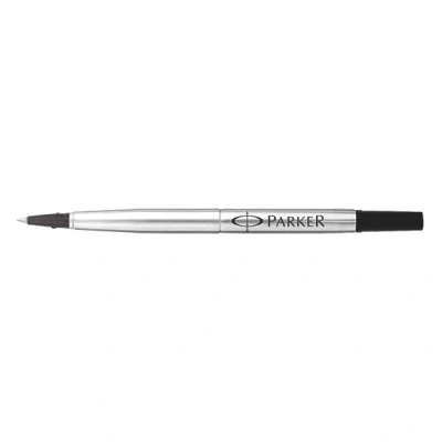 Image of Parker Rollerball Pen Ink Refills Fine Black QUINK 12 Count