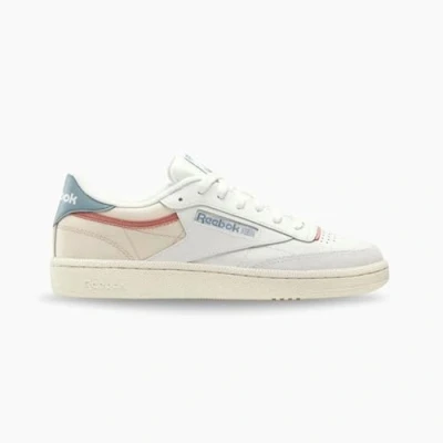 Image of Reebok Classic CLUB C 85 Trainers, Women&#039;s, Size: 3, Chalk/vintagechalk/softslate Leather
