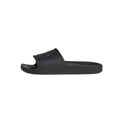 Image of adidas Unisex&#039;s Adilette Aqua Slides, Core Black Black, 12 UK