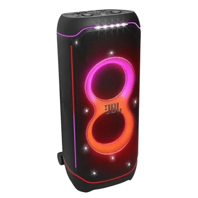 Image of JBL PartyBox Ultimate Portable Speaker with Wi Fi and Bluetooth Connectivity, IPX4 Splashproof Built In Lights Show, Black
