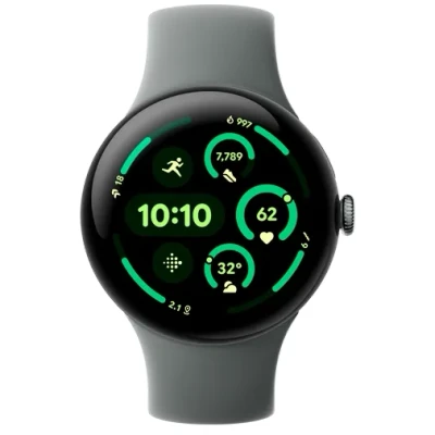 Image of Google Pixel Watch 3 45mm Grey (Grey Strap)