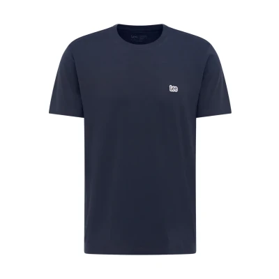 Image of Lee Patch LOGO TEE Basic Tshirt, Men&#039;s, Size: 3XL, Navy