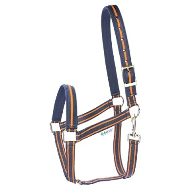 Image of Bucas Dublin Halter Navy/Orange