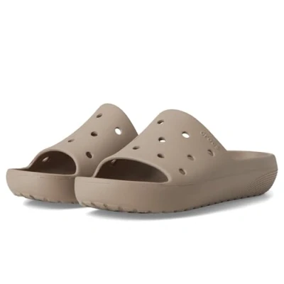 Image of Crocs Classic Slide Unisex Pool slides, Size: M7/W8, Taupe Synthetics