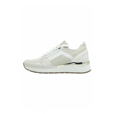 Image of Marco Tozzi Trainers, Women&#039;s, Size: 8, Cream comb Imitation leather/ textile