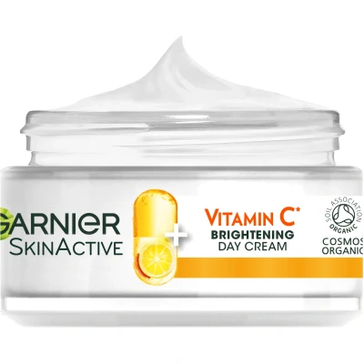 Image of Garnier Vitamin C Brightening Day Cream Face Moisturiser 50ml