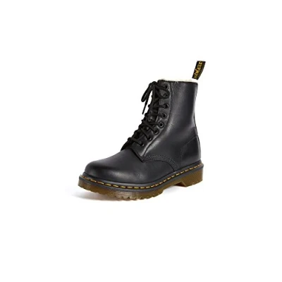 Image of Dr. Martens 1460 Serena Laceup ankle boots, Women&#039;s, Size: 9, Black Leather