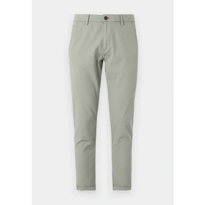 Image of JACK &amp; JONES Male Chino Trousers Slim Fit Trousers, Iceberg Green, 31W / 34L