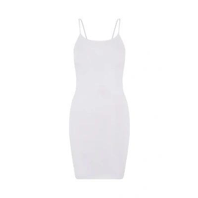 Image of Urban Classics Women&#039;s Ladies Stretch Jersey Slim Dress, White, XXL