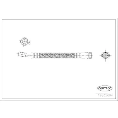 Image of Brake Hose CORTECO 19035094