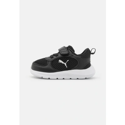 Image of Puma FUN Racer 2 Unisex Road running shoes for kids, Size: 8K, Black/white Imitation leather/ textile
