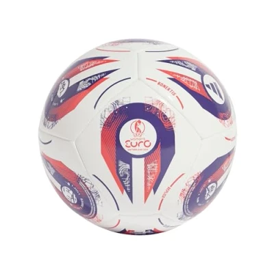 Image of adidas Performance EURO25 CLUB Unisex Football, Size: 5, White/pantone