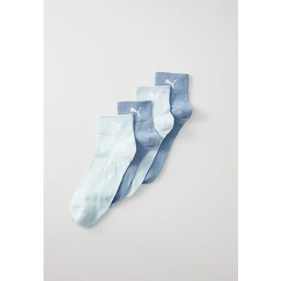 Image of Puma Women Quarter 4 PACK Socks, Women&#039;s, Size: 2.5 5, Blue