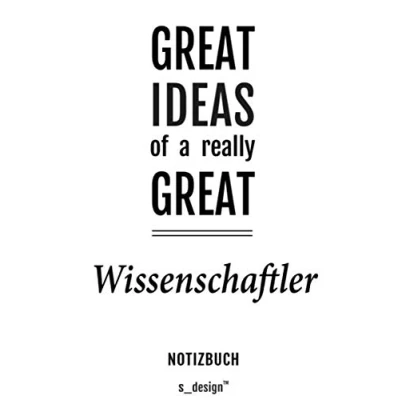 Image of Notizbuch für Wissenschaftler: Originelle Geschenk Idee [120 Seiten liniertes blanko Papier] _