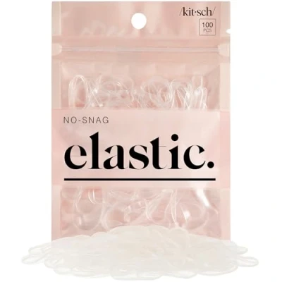 Image of Kitsch No Snag Elastics (Various Colours) Clear