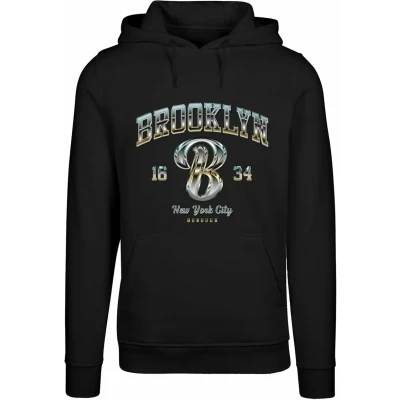 Image of Mister Tee Men&#039;s BRKLN Hoody, Black, M