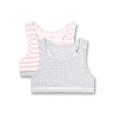 Image of Sanetta Teens 2 PACK Bustier for kids, Size: 13 14y, Hellgrau melange
