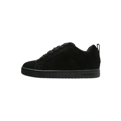 Image of DC Shoes Court Graffik Skate shoes, Size: 9.5, Black Leather and textile