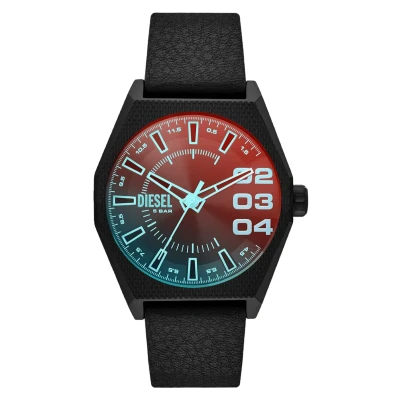 Image of Diesel Traditional Scraper Watch, Men&#039;s, Size: One Size, Black